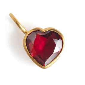 ガーネット "プレシャス・ハート" チャーム GARNET