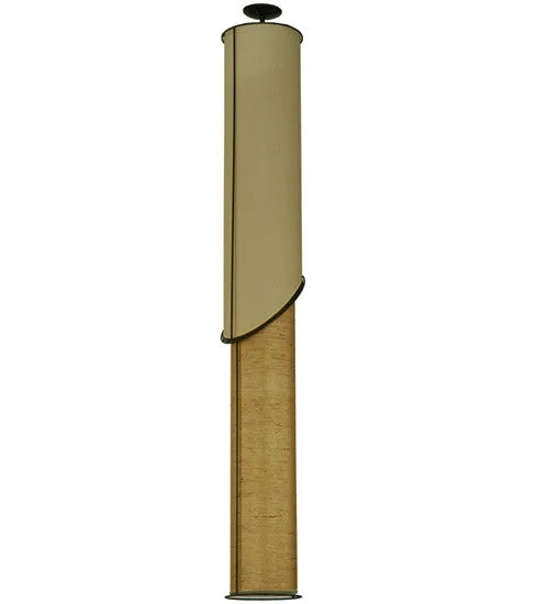 10.5"W Cilindro Kiltered Contemporary Pendant