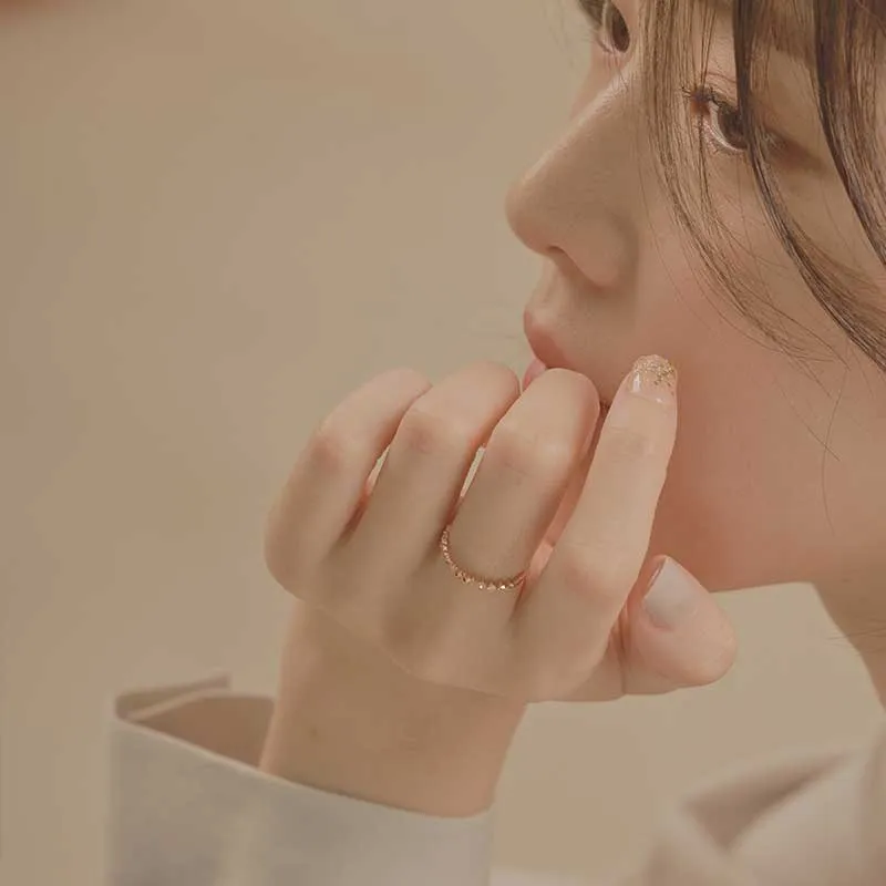 [14K Gold] Love Cut Ring