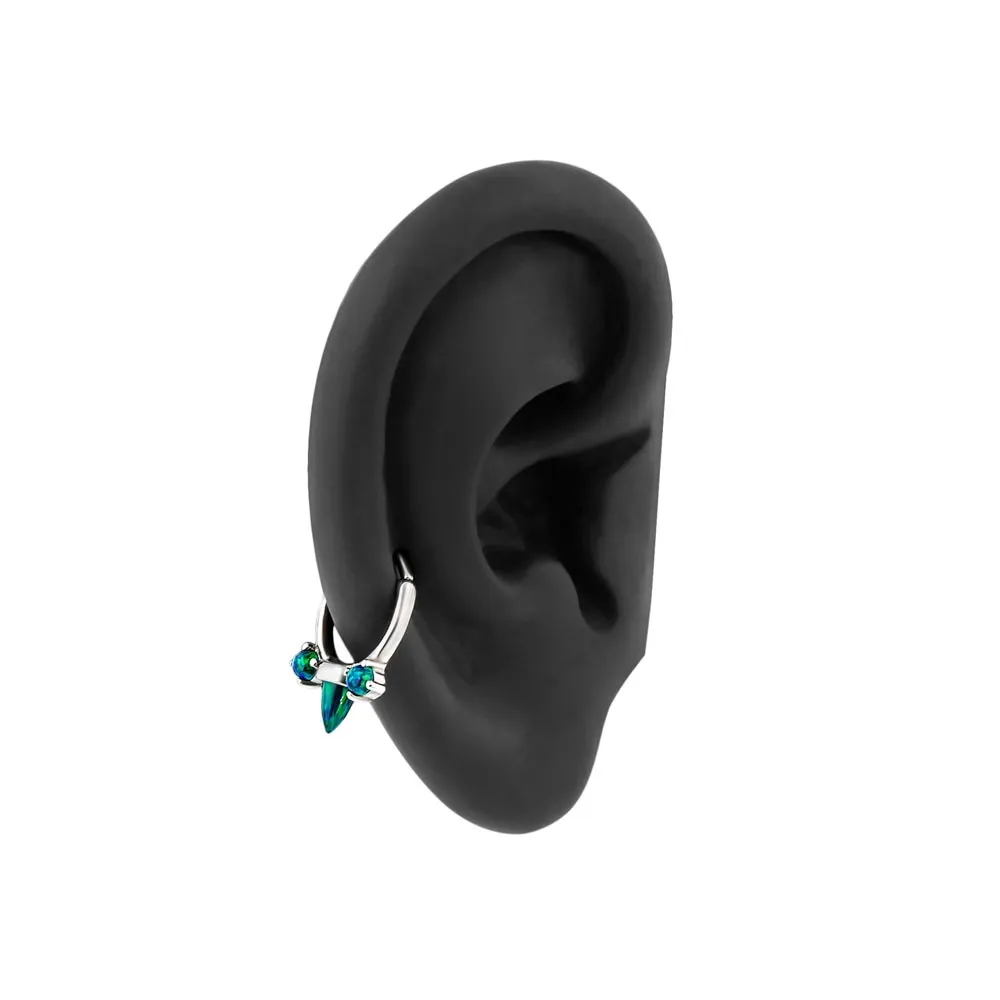 16g Green Opal Cartilage Clicker — Price Per 1