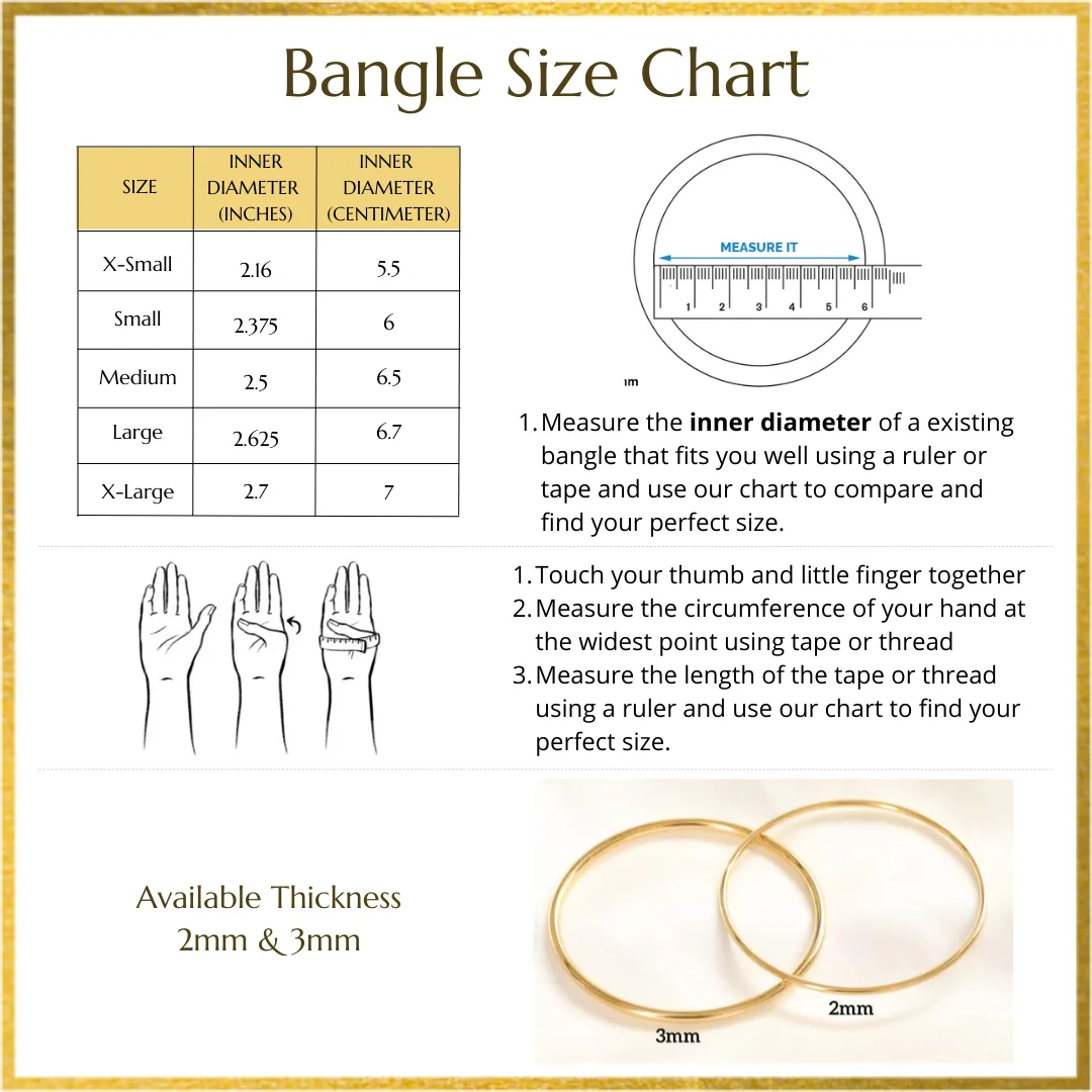 18K Gold-Filled Bangle Bracelet