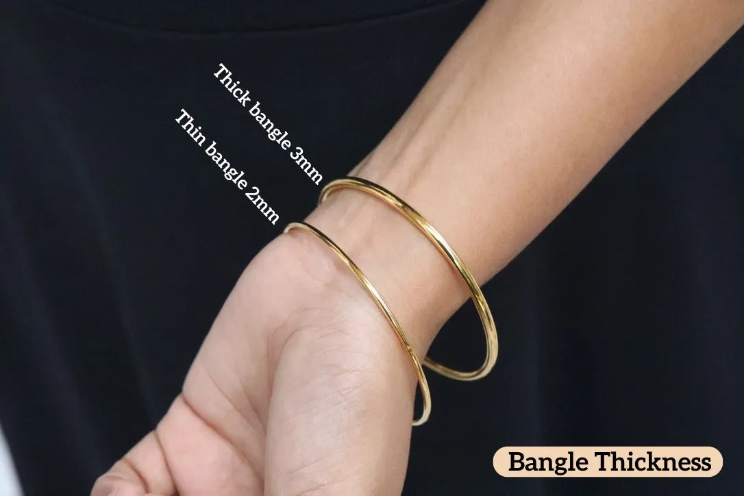 18K Gold-Filled Bangle Bracelet