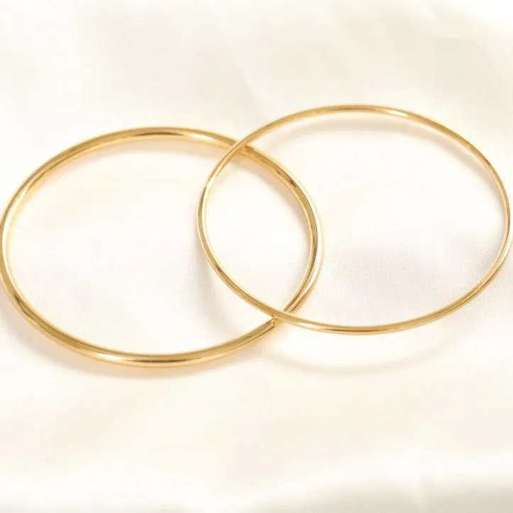 18K Gold-Filled Bangle Bracelet