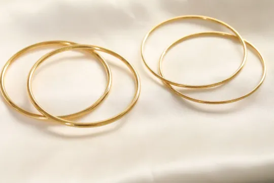 18K Gold-Filled Bangle Bracelet
