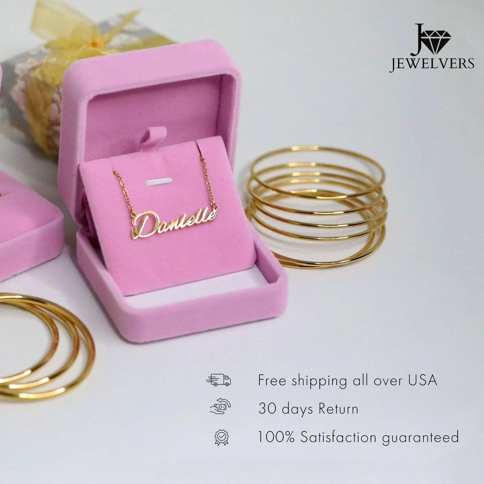 18K Gold-Filled Bead Necklace