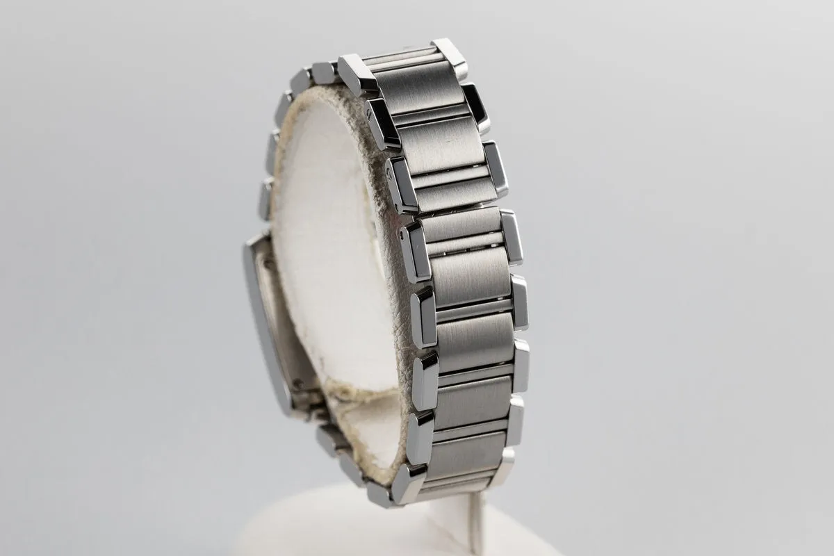 2003 Cartier Ladys Quartz Tank W51008Q3 with Papers