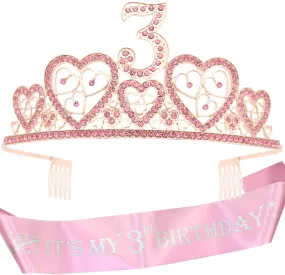3rd Birthday Tiara,3 Birthday Tiara,3 Crown,3 Tiara,3 Birthday Tiara,3rd Birthday