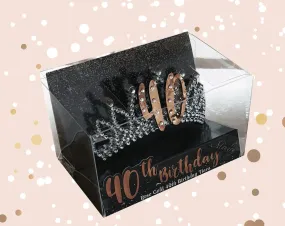 40th Birthday  Rose Gold Tiara