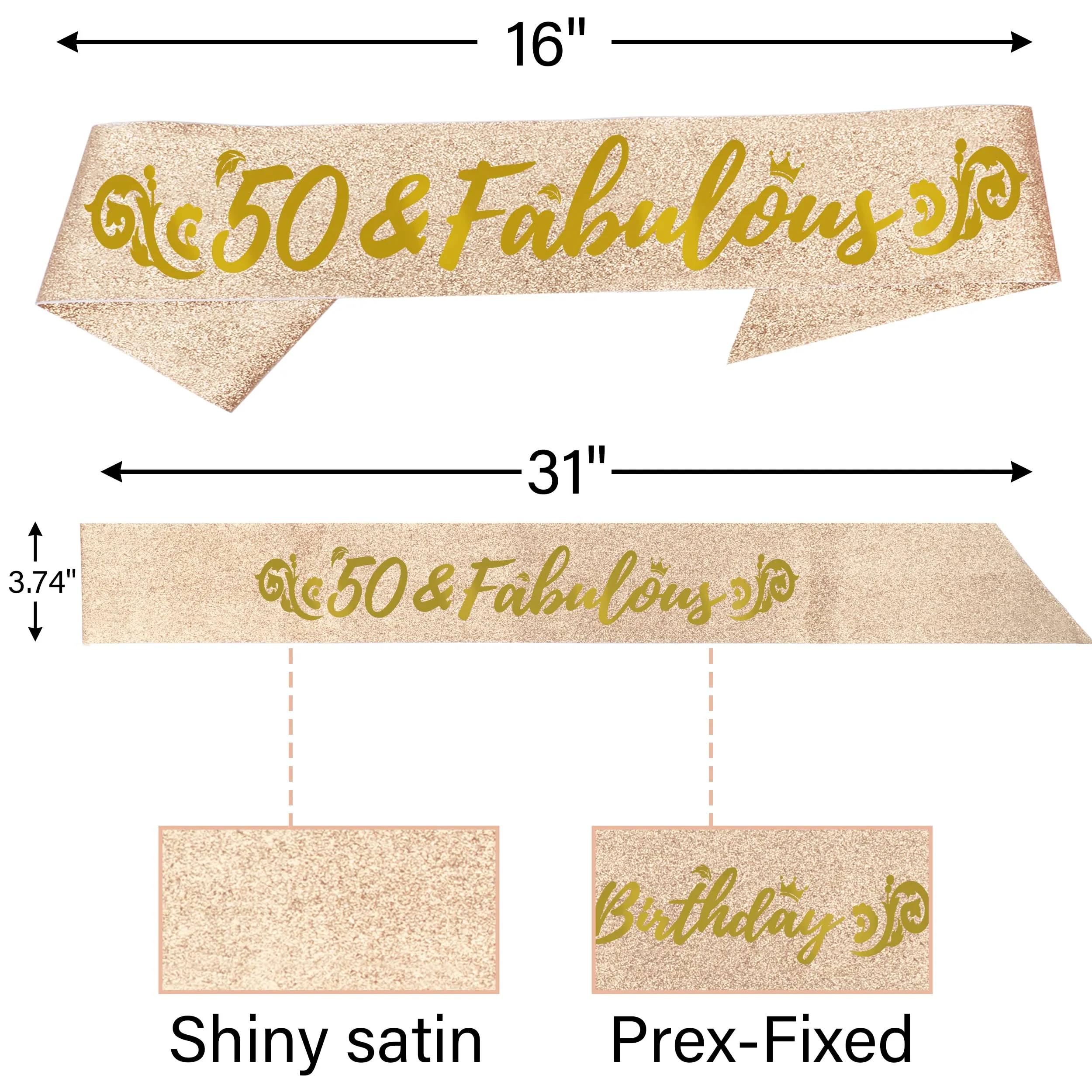 50th Birthday, 50th Birthday Decorations for Women, 50th Birthday Tiara, 50 Birthday