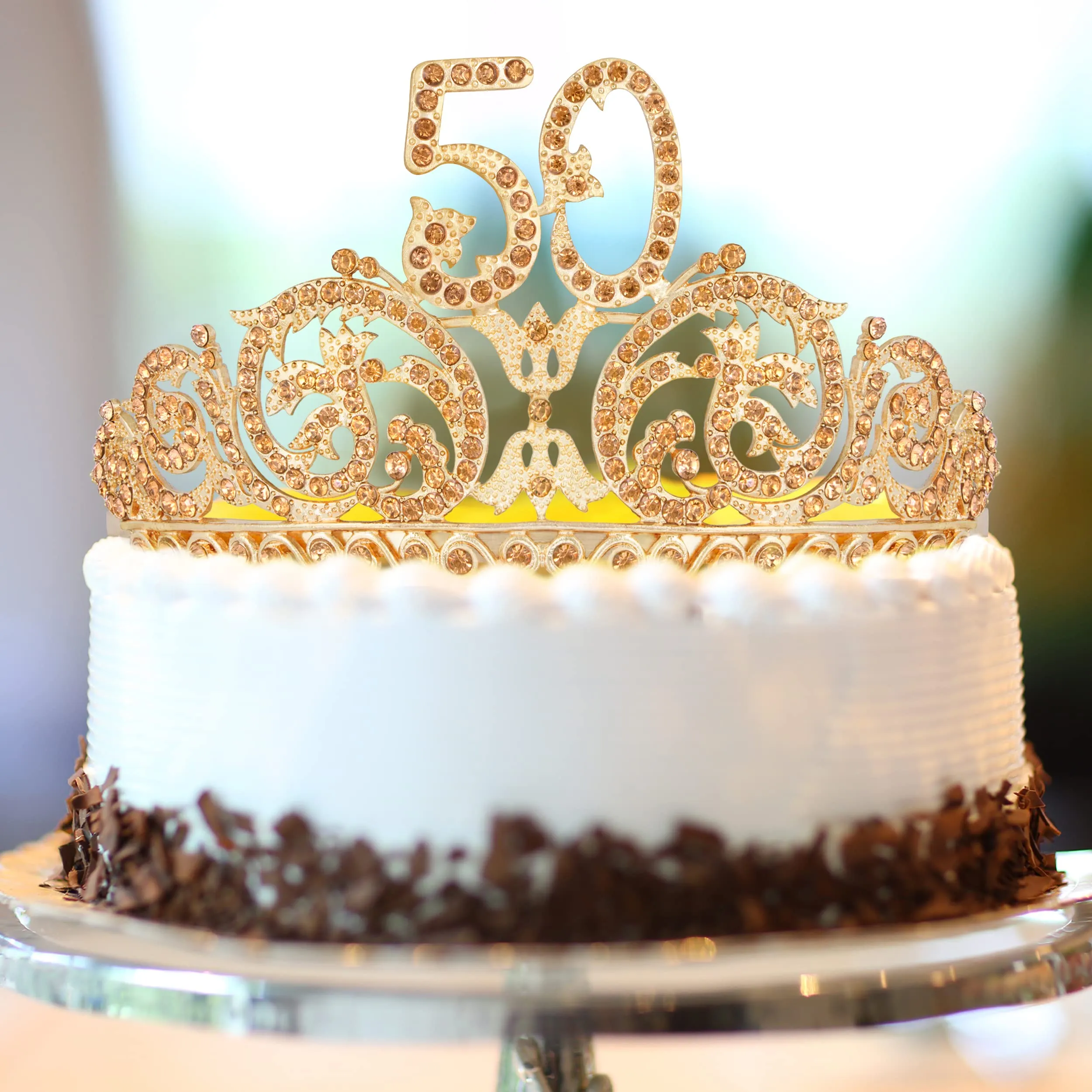 50th Birthday, 50th Birthday Decorations for Women, 50th Birthday Tiara, 50 Birthday