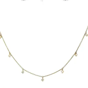 7 - Diamond Station Necklace