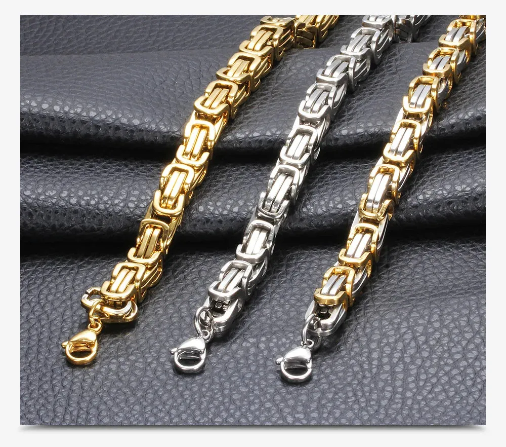 8MM Stainless Steel Chain Bracelet