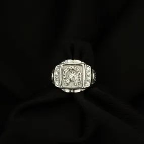 925 Silver Horse Ring 08