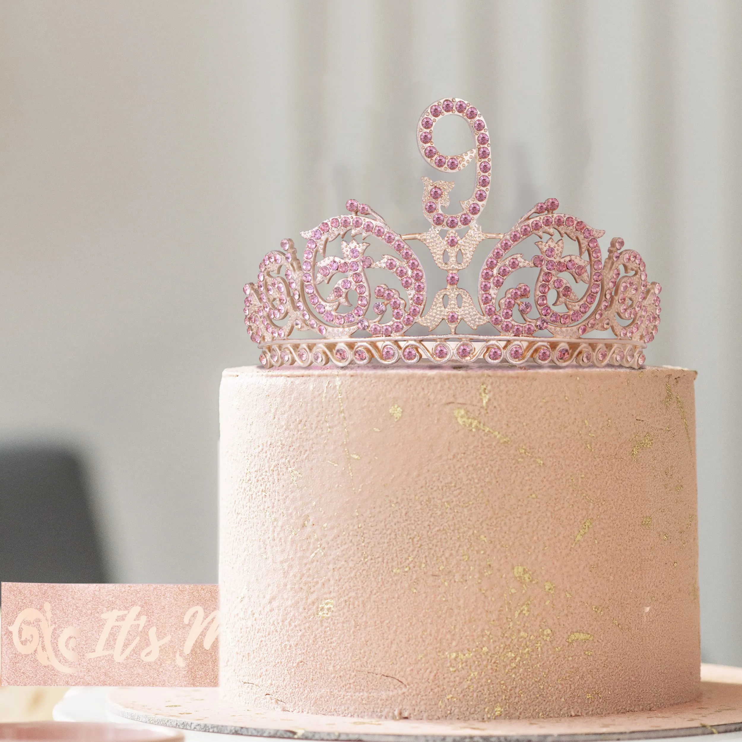 9th Birthday, 9th Birthday Decorations for Girls, 9th Birthday Crown,9th Birthday Gifts
