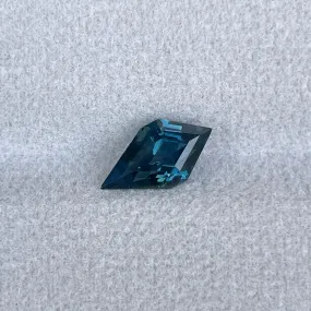 AAA 1.84 CT loose Kite Cut Shape Teal Parti Sapphire engagement ring gemstone loose gemstone sapphire