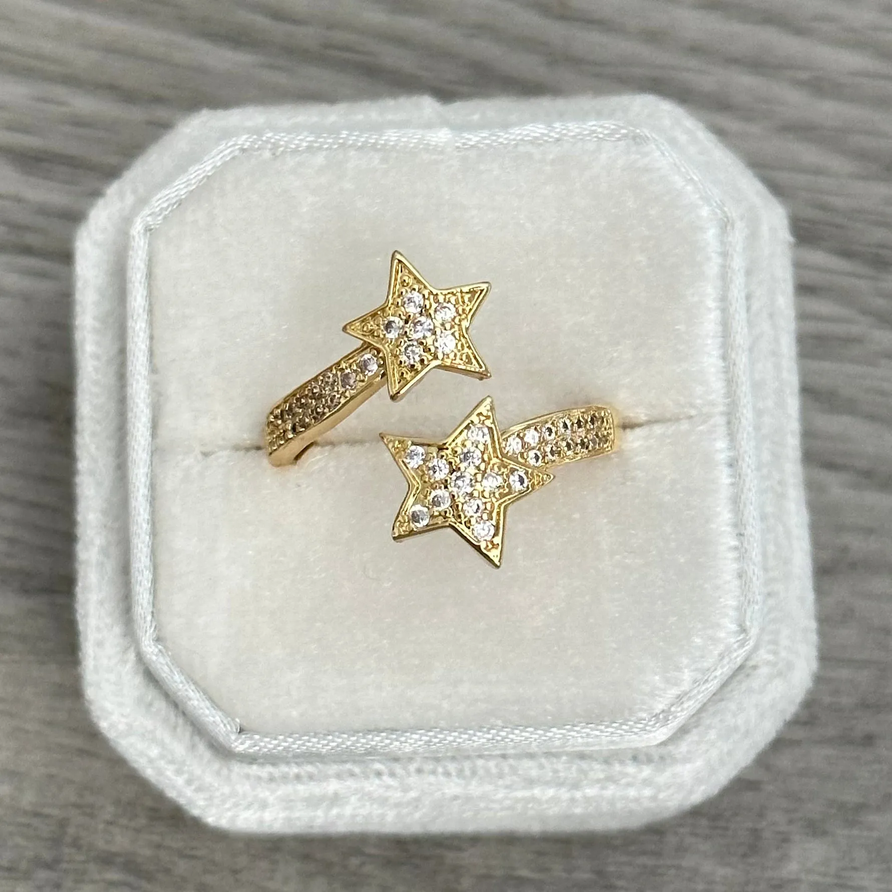 Adjustable Stars Ring
