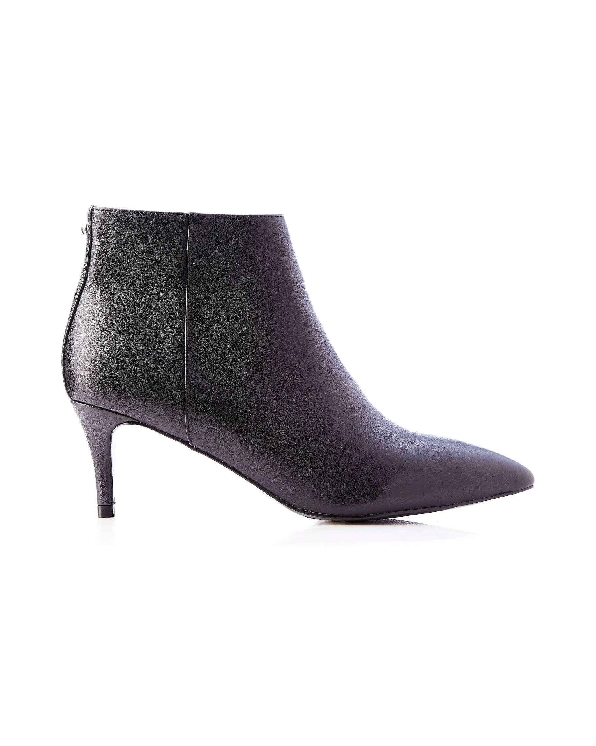 Andy Kitten Heel Boot Black
