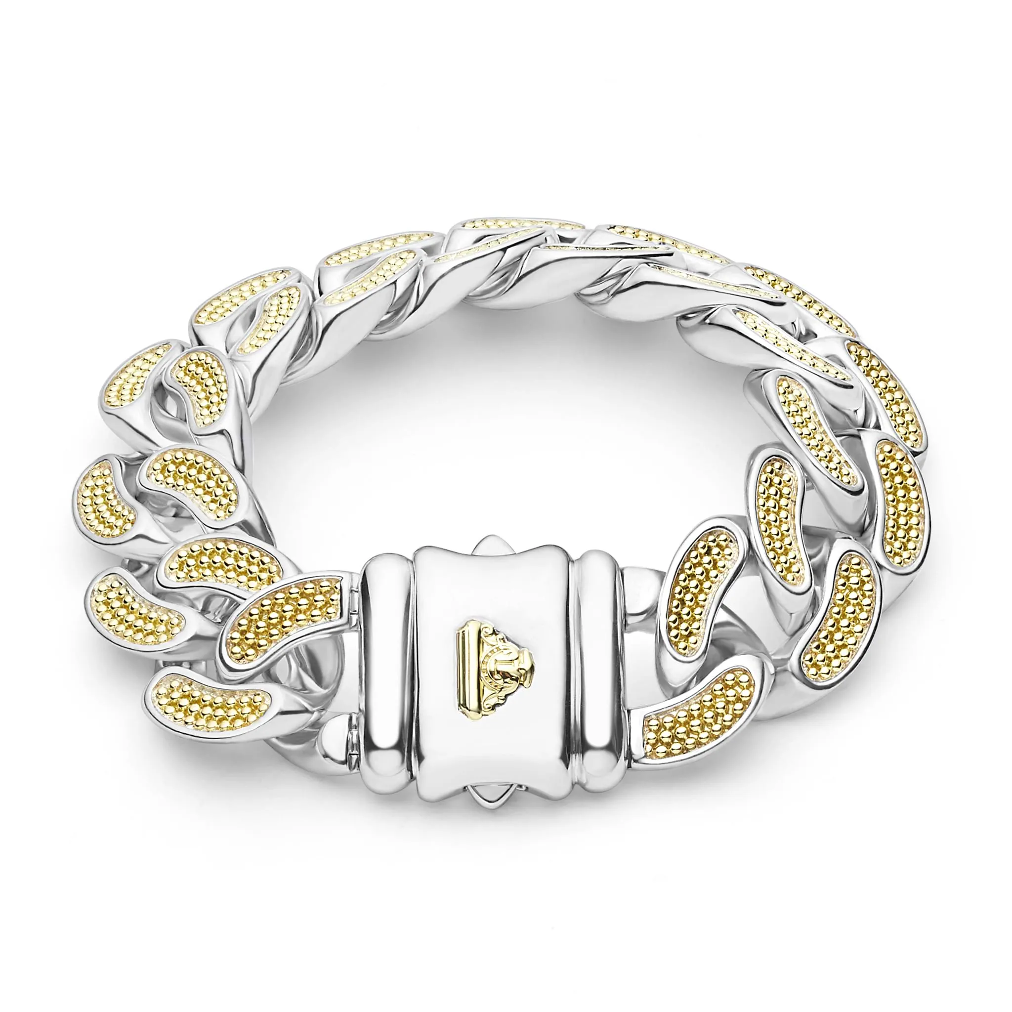 Anthem Two-Tone Curb Link Bracelet | 19mm