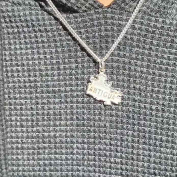 Antigua Map Pendant Caribbean Jewelry by Caribbijou