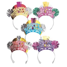 Assorted New Year's Fancy Glitter Tiara