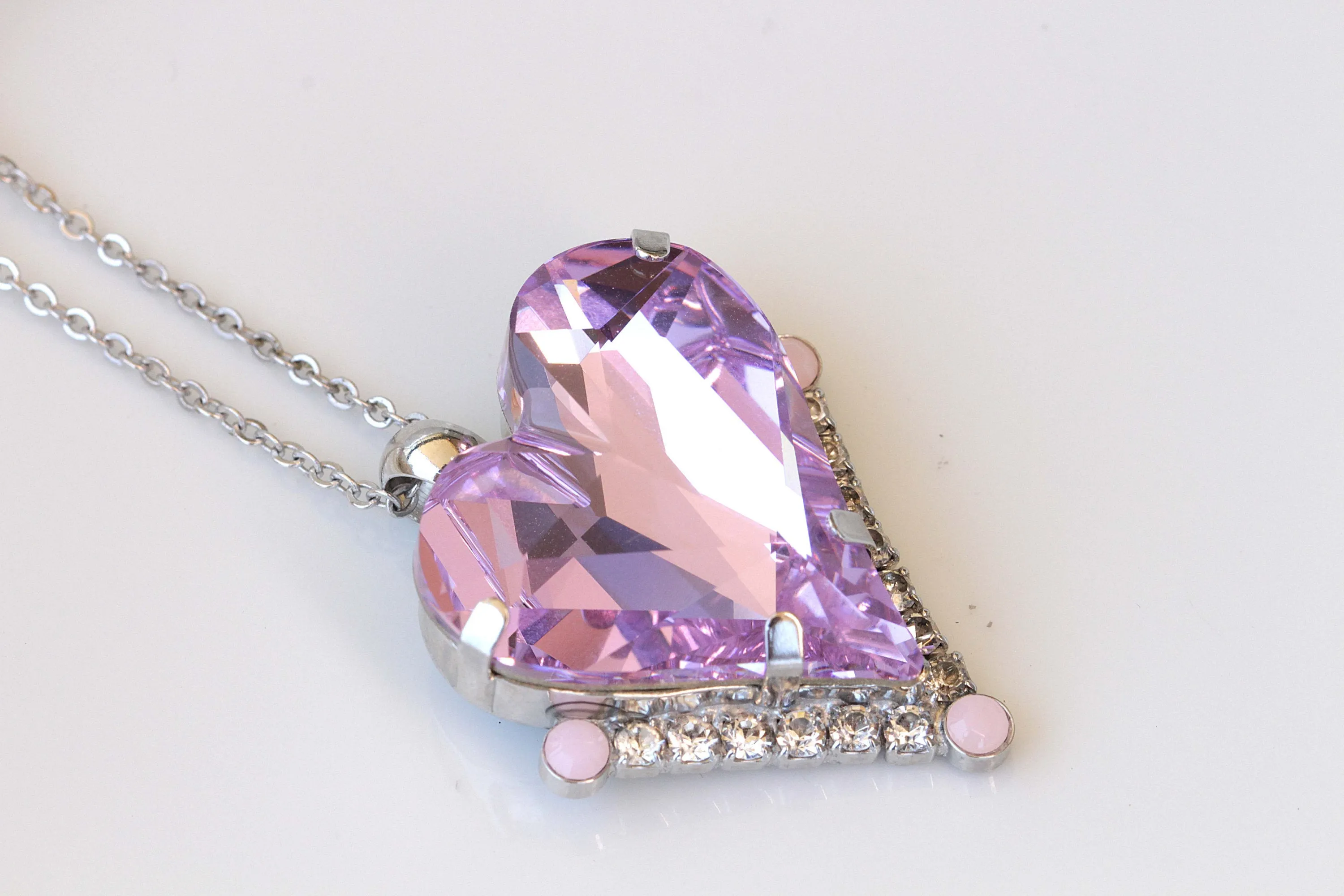 Asymmetrical Heart Necklace