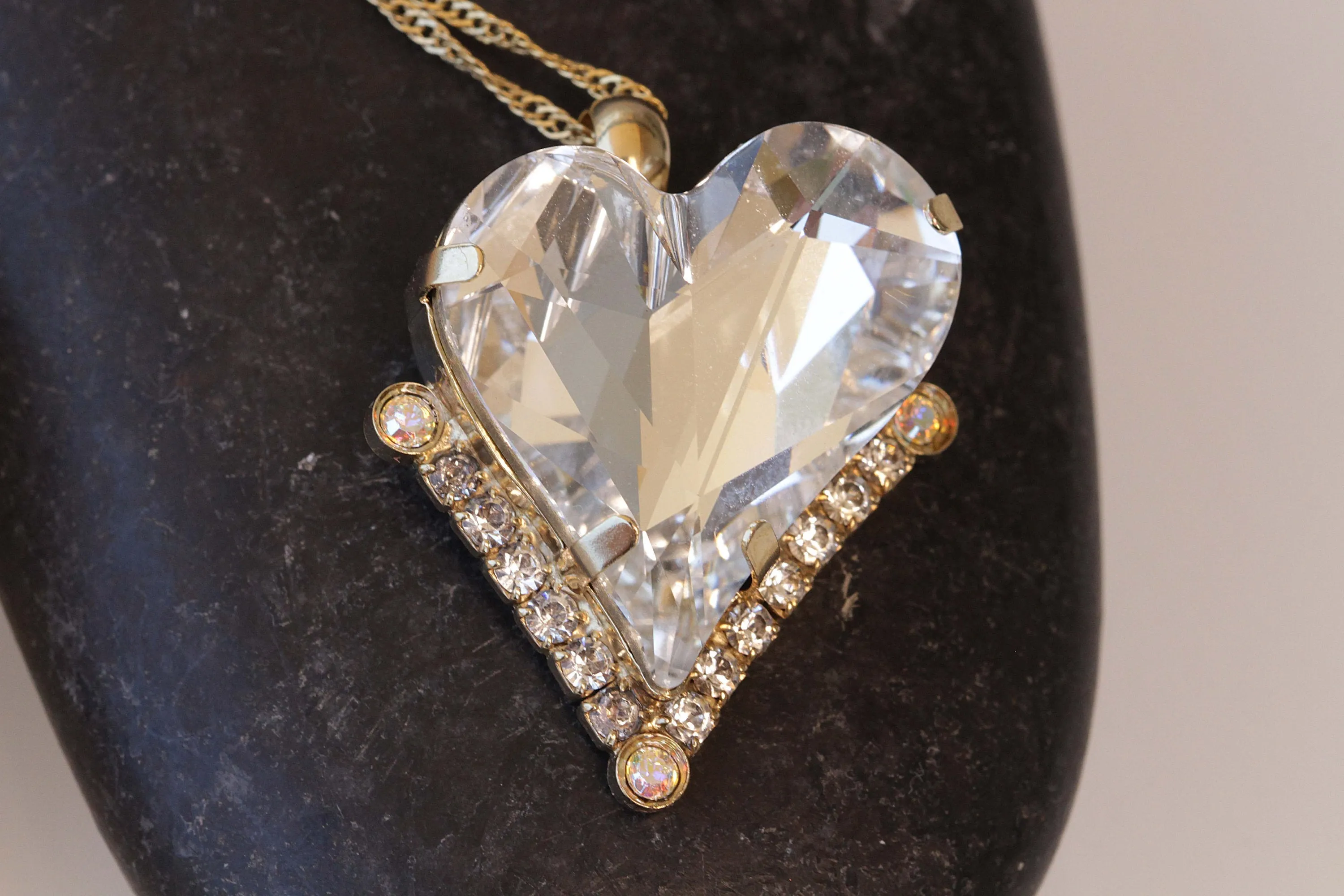 Asymmetrical Heart Necklace