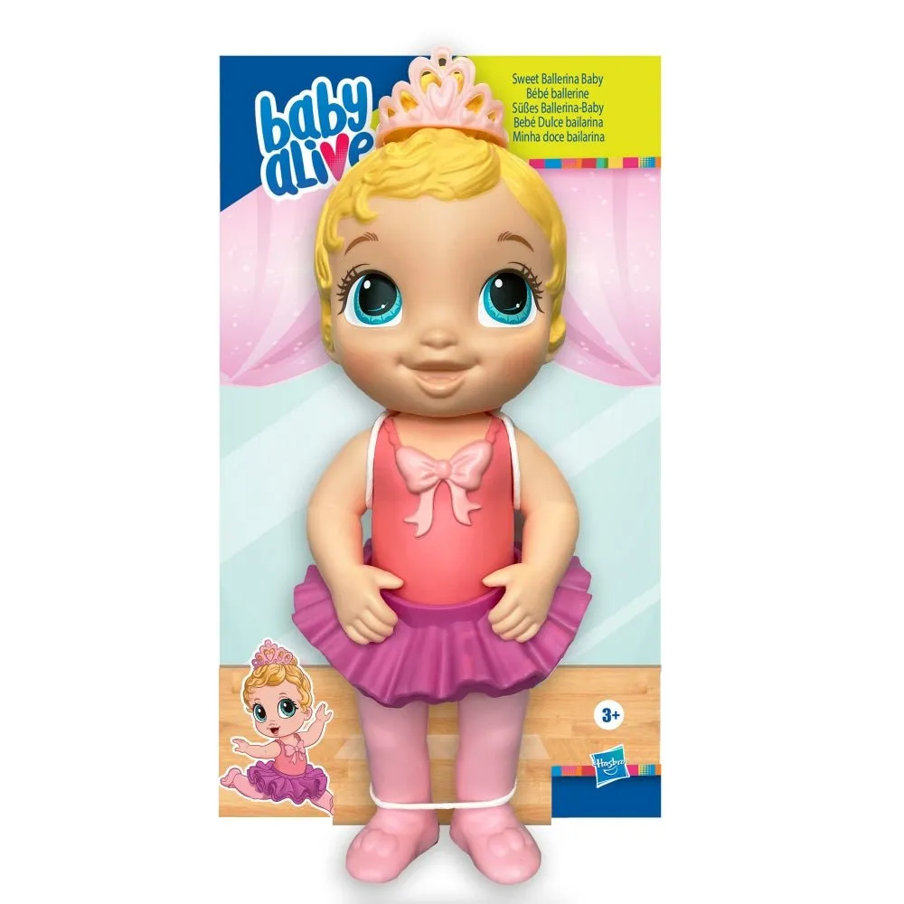 Baby Alive Sweet Ballerina Baby Doll 10.5 inch|Limited QTY Available