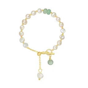 Baroque Freshwater Pearl Bracelet 巴洛克淡水珍珠手鍊 KJBR16228