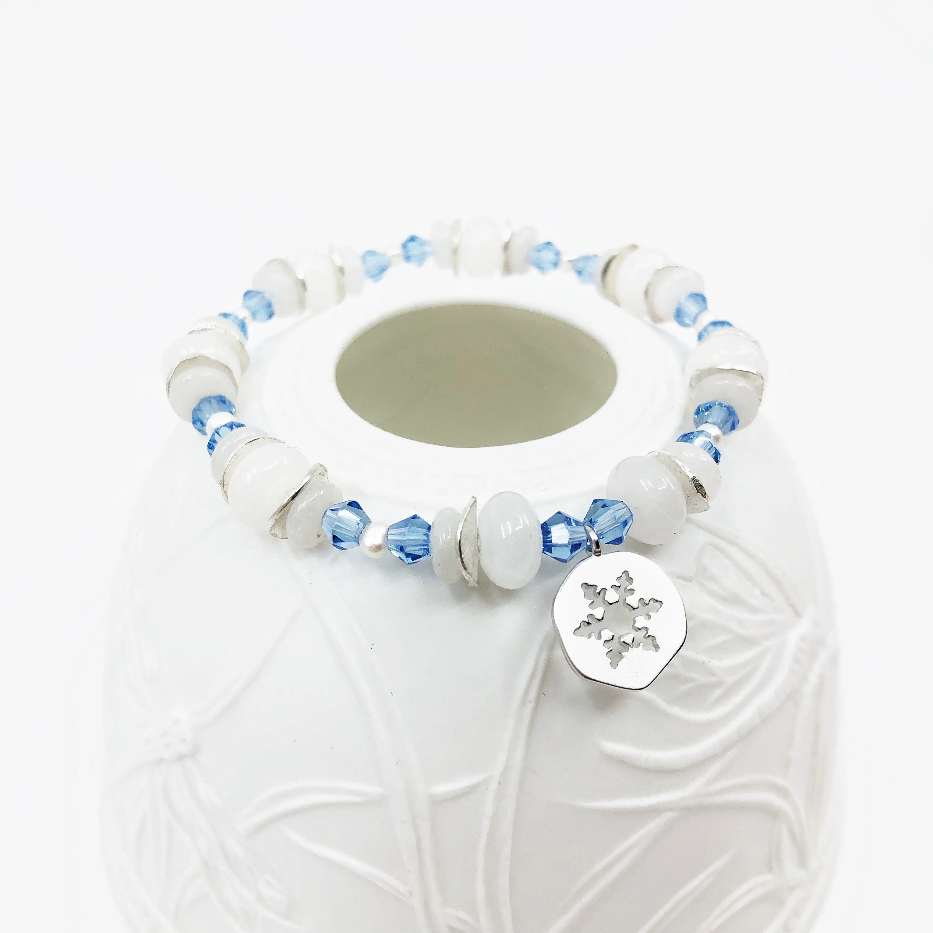 Beaded Snowflake Bracelet