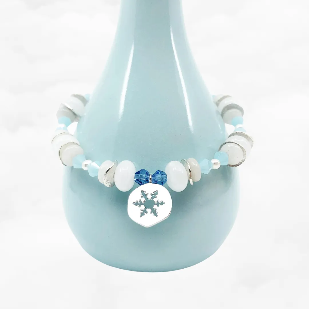 Beaded Snowflake Bracelet