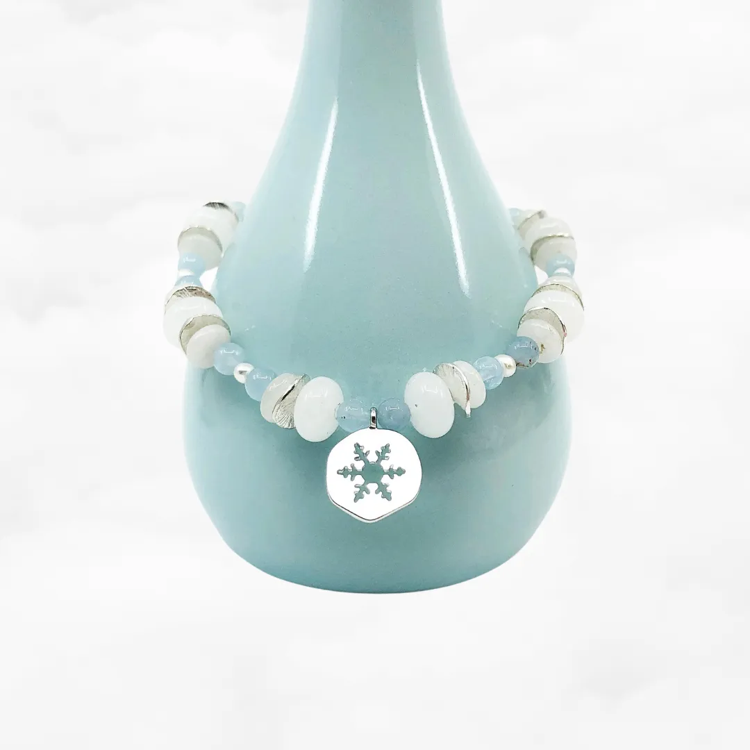 Beaded Snowflake Bracelet