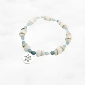 Beaded Snowflake Bracelet