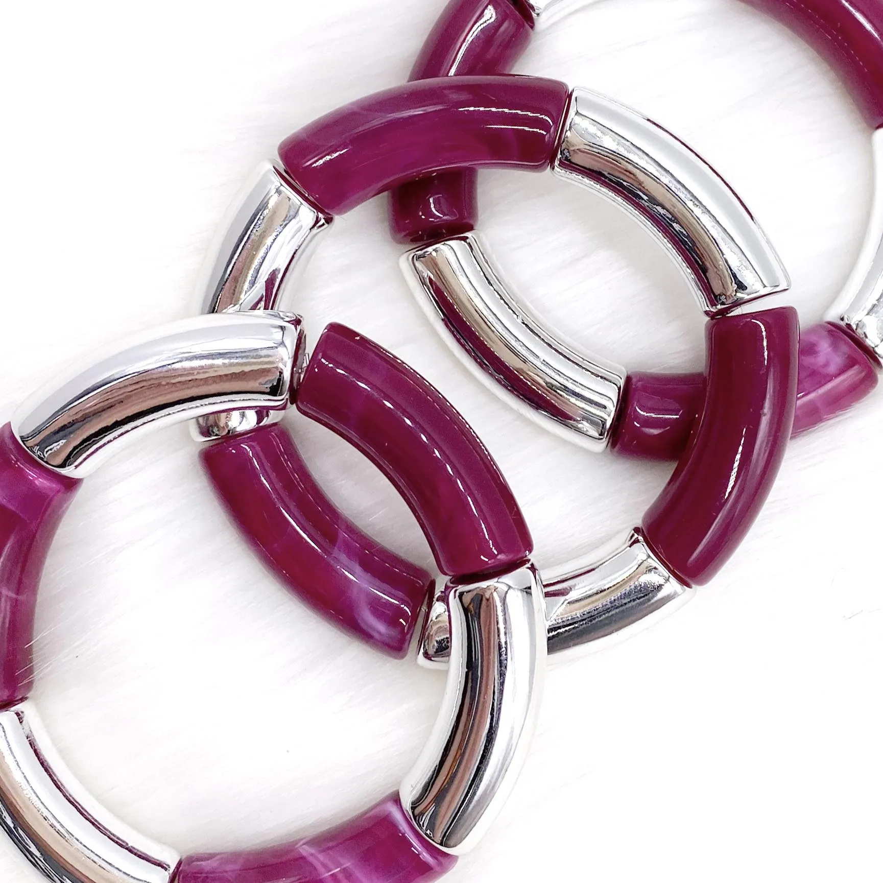 Berry Pretty Bracelet -Fall Noodle Bracelets