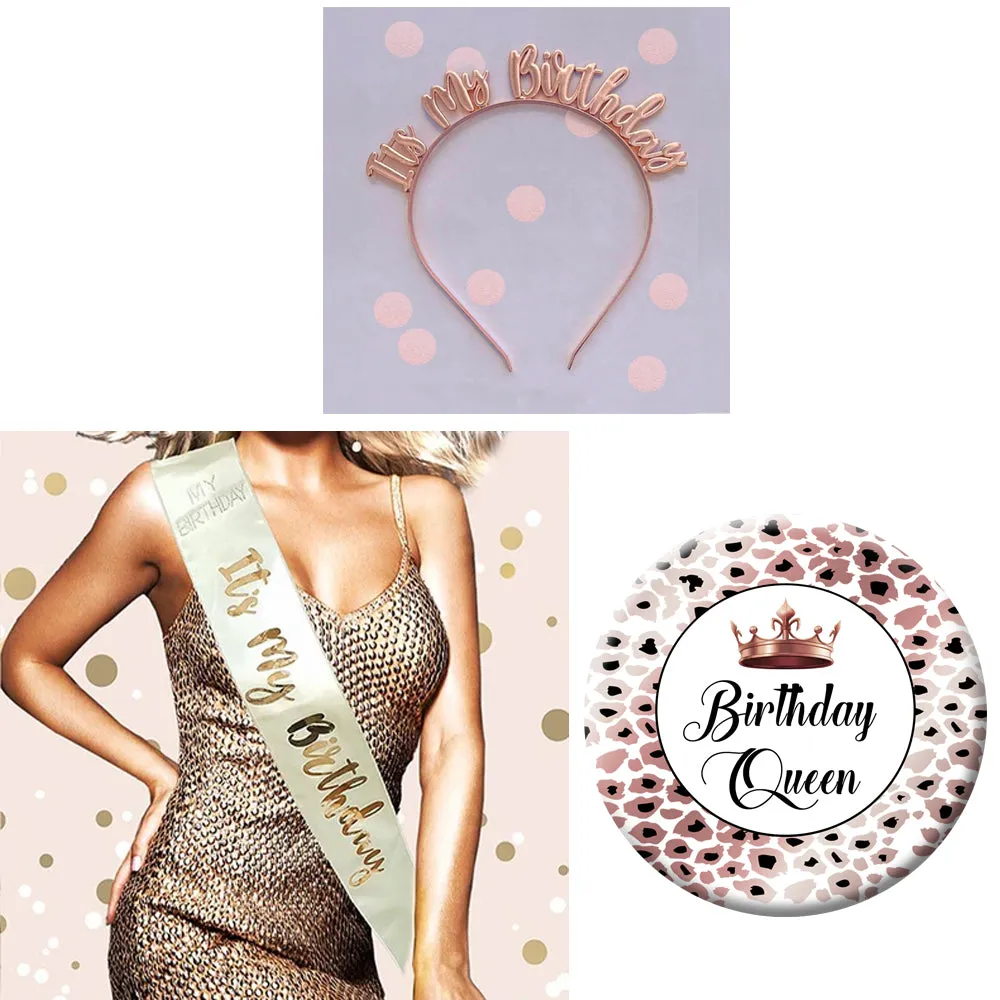 Birthday Queen Fancy Dress Accessory Kit