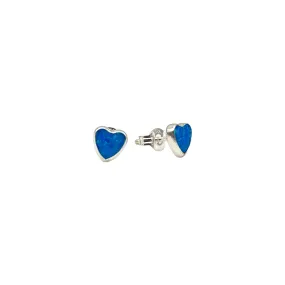 Blue Opal Sterling Earrings