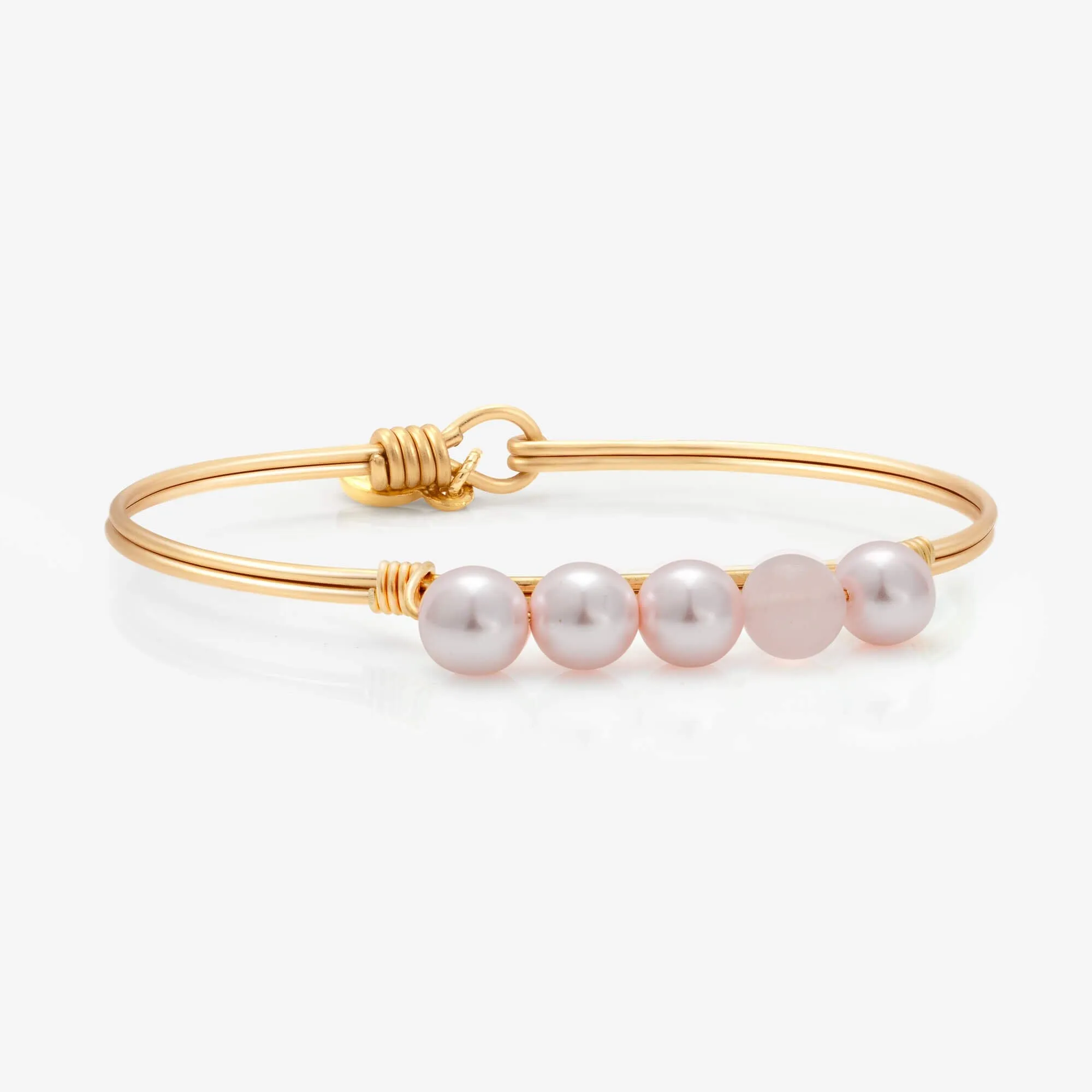 Breast Cancer Pink Bangle Bracelet