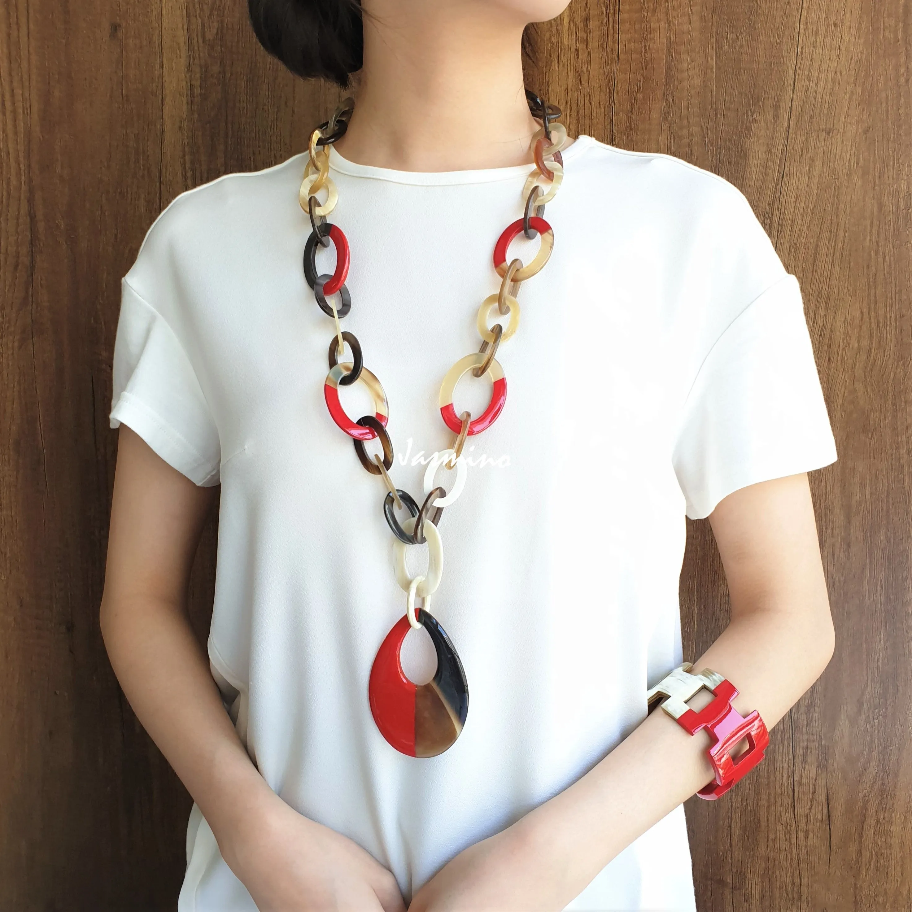 Breathtaking Rustic Necklace J18142, Handmade product from Vietnam