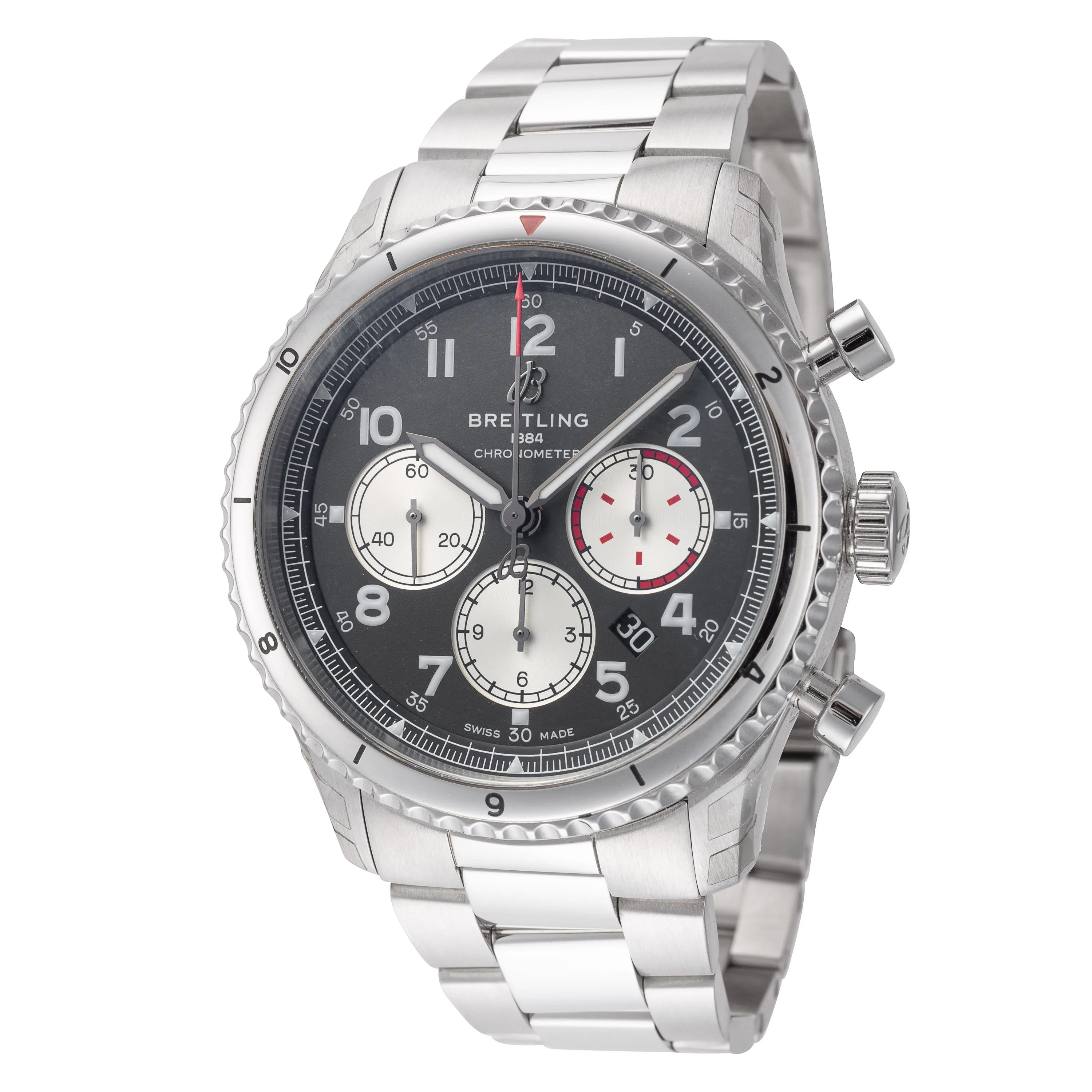 Breitling Men's AB01192A1L1A1 Aviator 8 43mm Automatic Watch