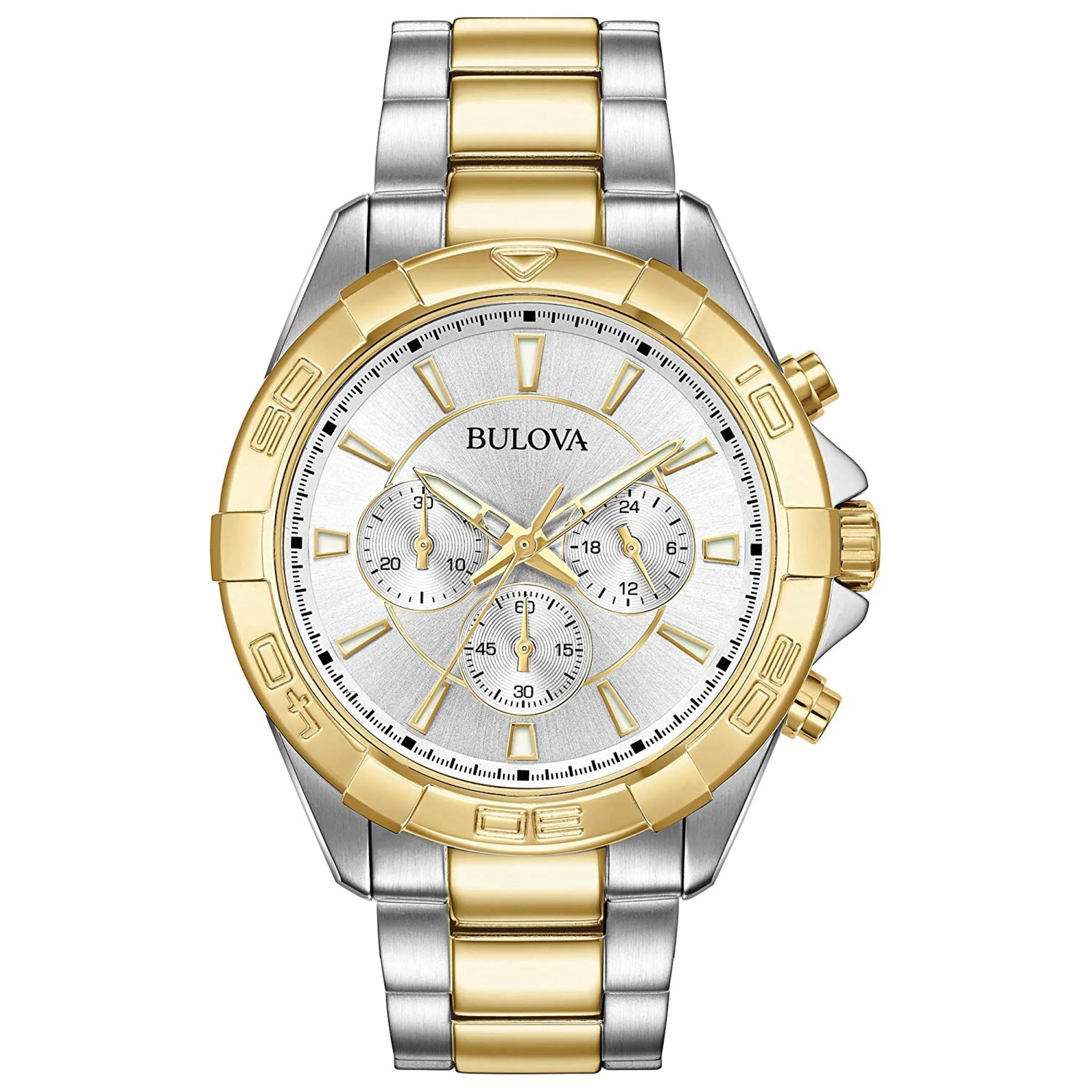 Bulova Men's Classic 42mm Quartz Watch Chronograph 98A221