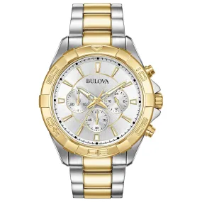 Bulova Men's Classic 42mm Quartz Watch Chronograph 98A221