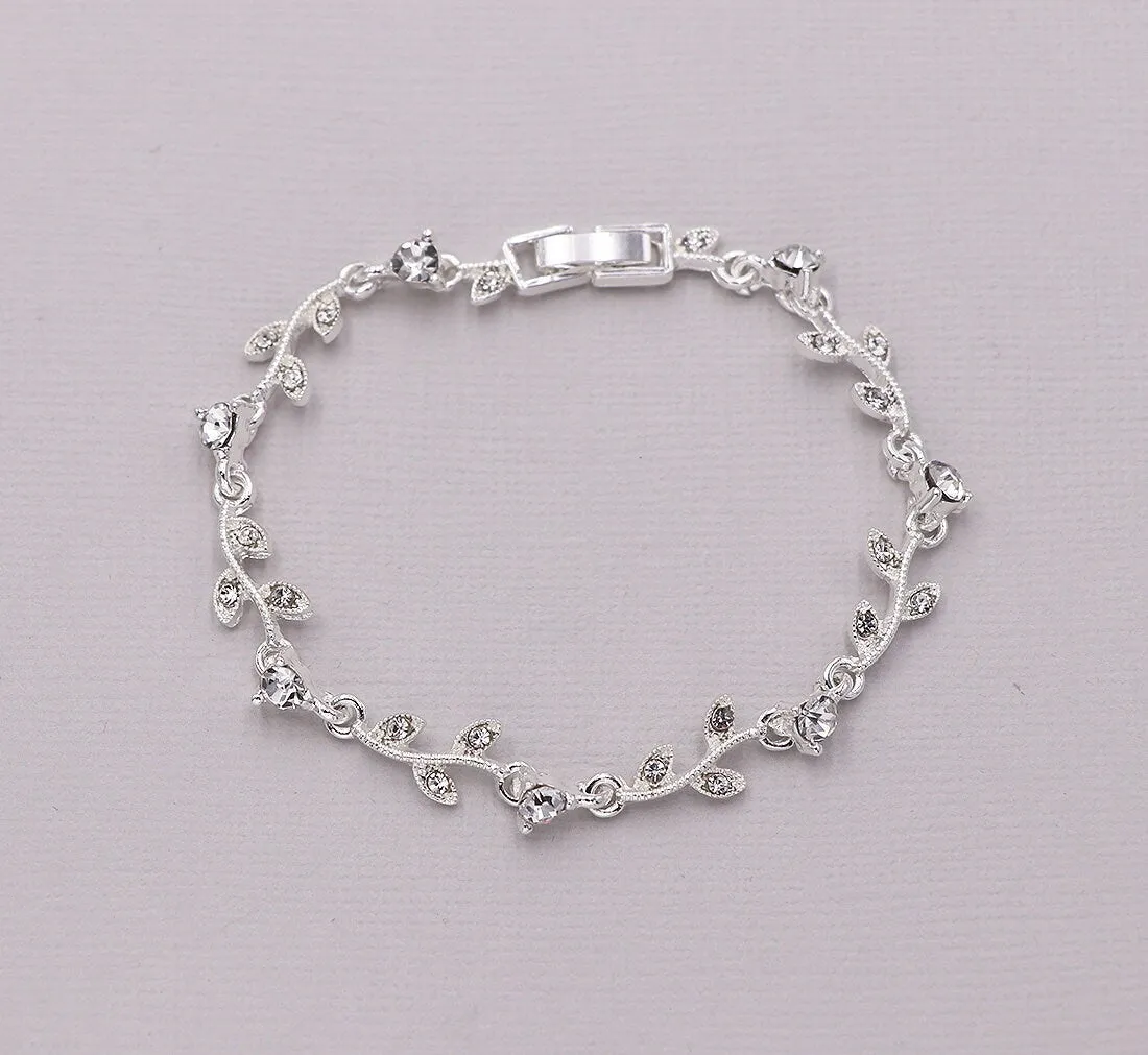 Carla Vine Crystal Bracelet