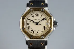 Cartier Ladies Quartz Two Tone Santos Octagon 187903