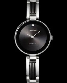 Citizen Women's Axiom 28mm Solar Quartz Eco-Drive Watch EX1538-50E