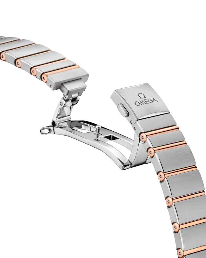 Constellation Manhattan Meteorite Sedna™ Gold on Steel Quartz 28mm