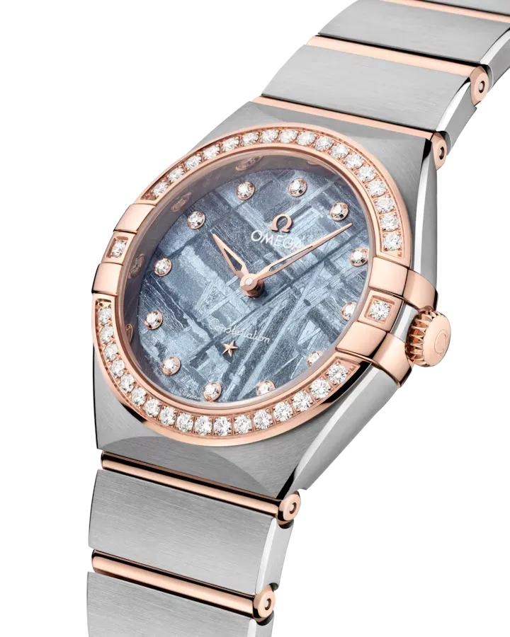 Constellation Manhattan Meteorite Sedna™ Gold on Steel Quartz 28mm