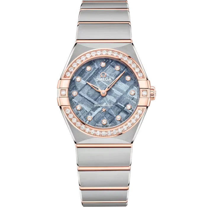 Constellation Manhattan Meteorite Sedna™ Gold on Steel Quartz 28mm