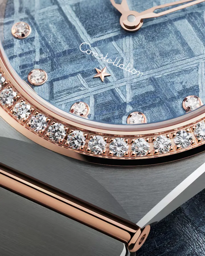 Constellation Manhattan Meteorite Sedna™ Gold on Steel Quartz 28mm