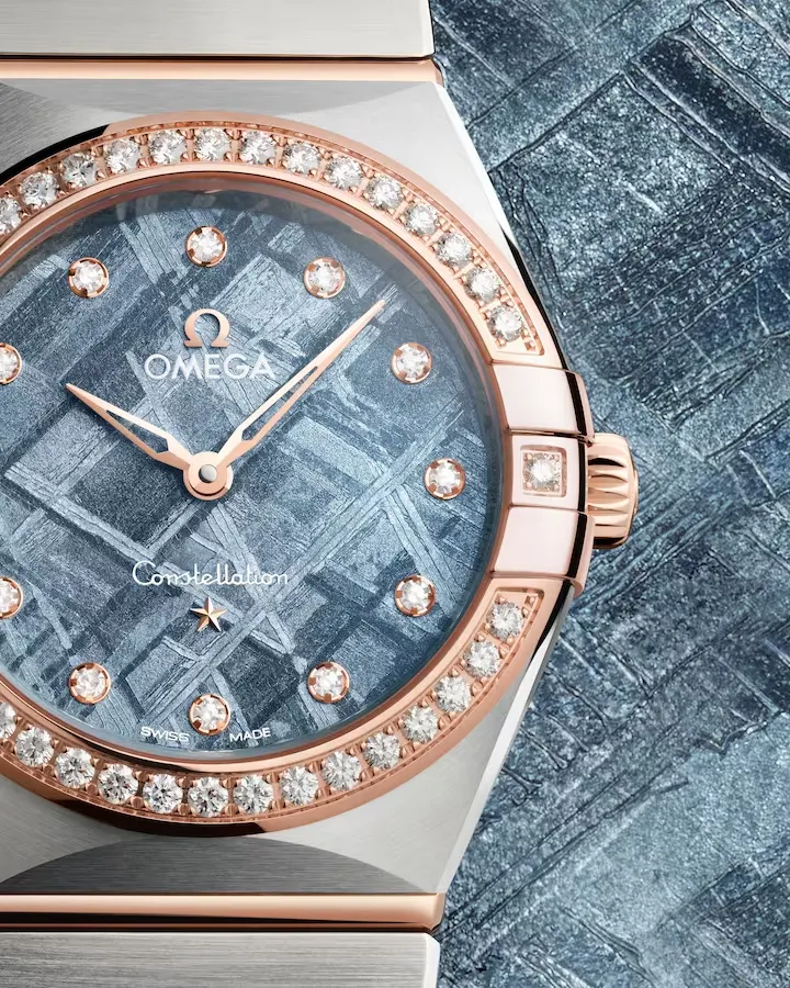 Constellation Manhattan Meteorite Sedna™ Gold on Steel Quartz 28mm
