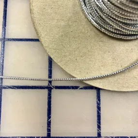 Cording: 1/16-inch Metallic Silver Tiara Cord