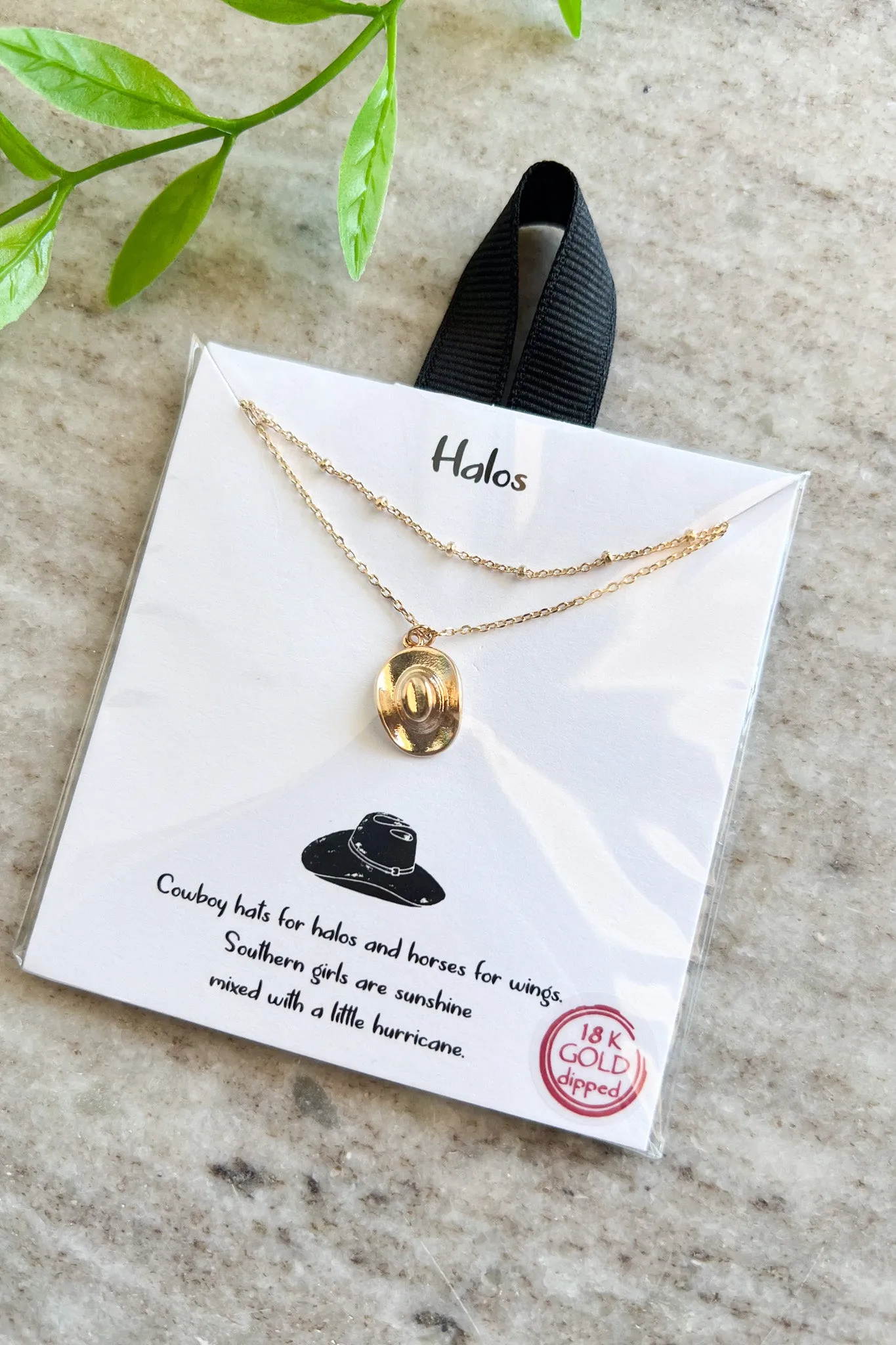 Cowboy Hat Necklace